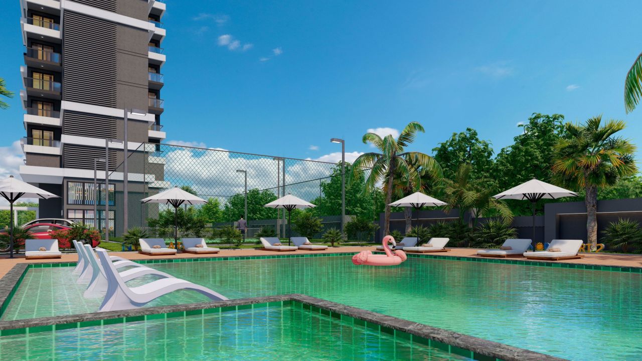 Апартаменты в Алании, Турция, 58 м² - фото 6