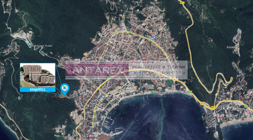 Апартаменты в Будве, Черногория, 46 м² - фото 2