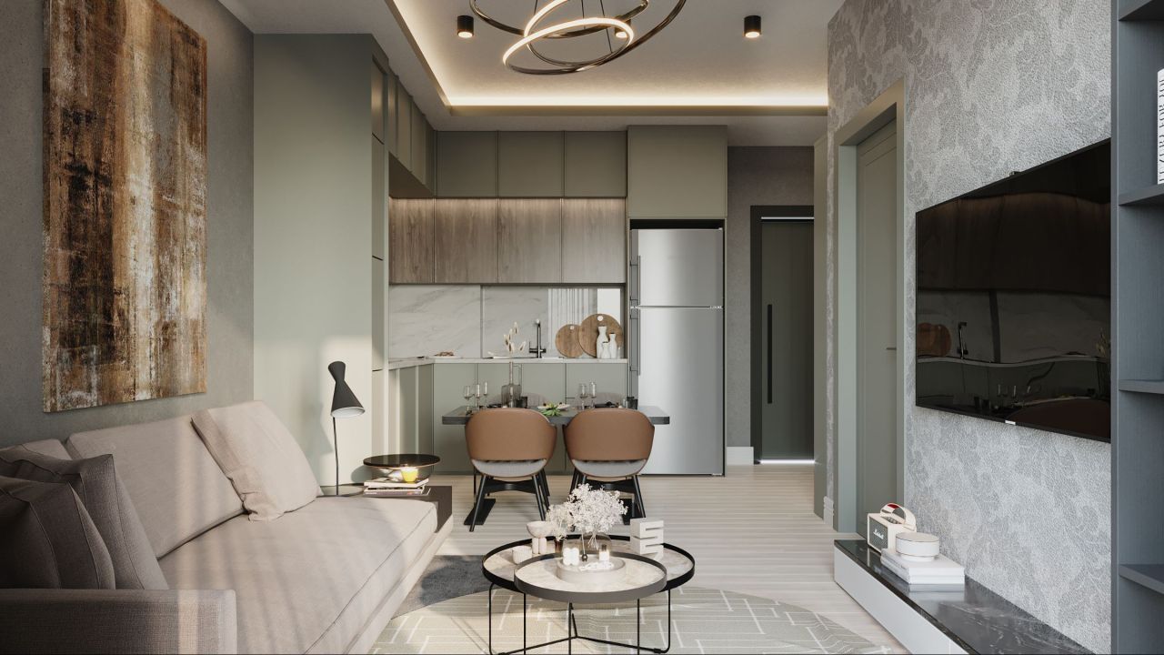 Апартаменты в Алании, Турция, 47 м² - фото 9