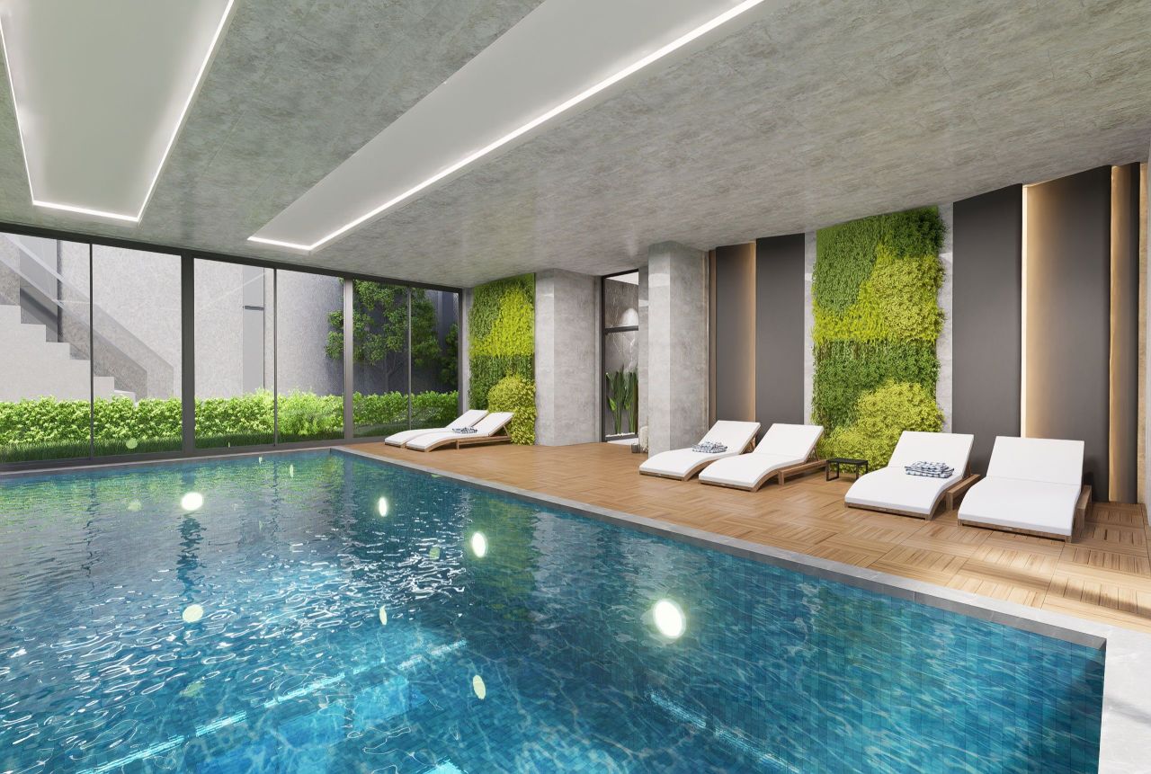 Апартаменты в Алании, Турция, 58 м² - фото 10