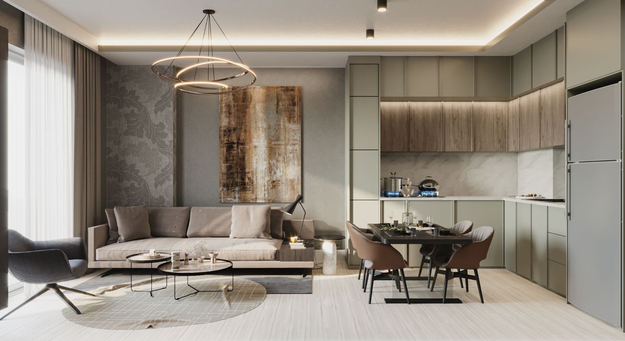 Апартаменты в Алании, Турция, 47 м² - фото 10