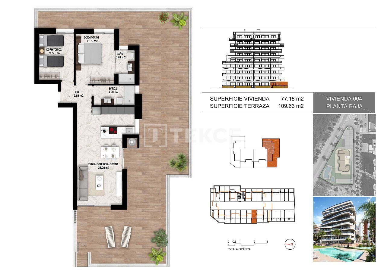 Пентхаус в Гуардамар-дель-Сегура, Испания, 80 м² - фото 17