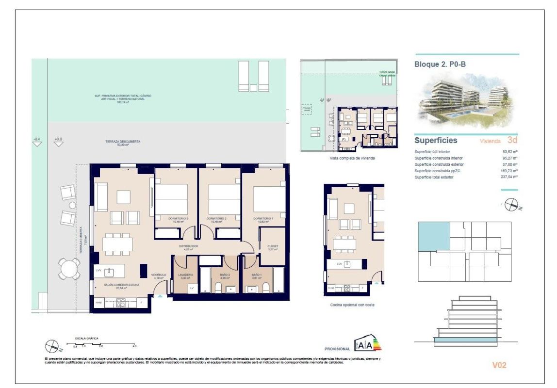 Квартира на Коста-Бланка, Испания, 111 м² - фото 14