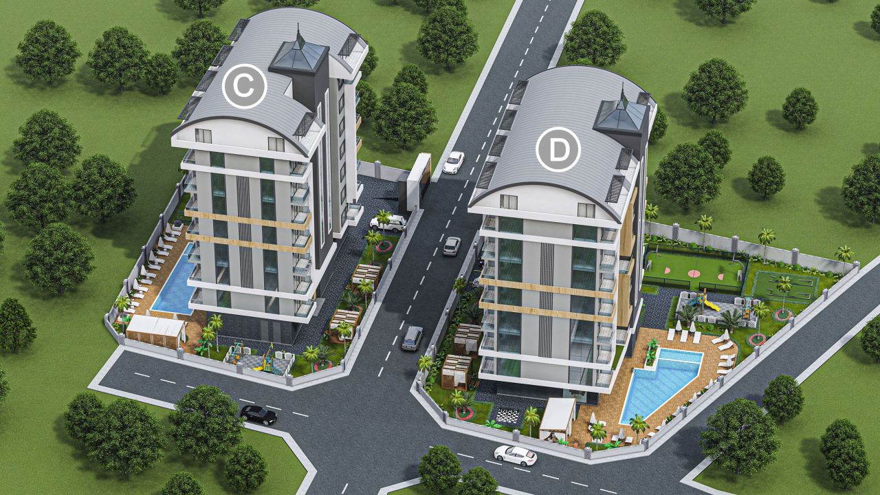 Апартаменты в Алании, Турция, 94 м² - фото 11