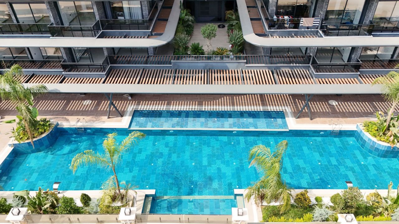 Апартаменты в Алании, Турция, 45 м² - фото 14