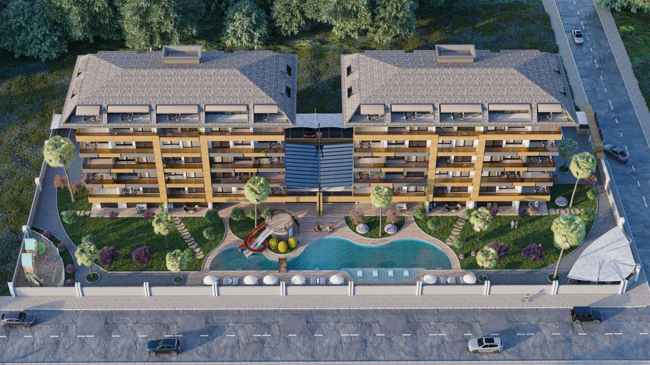 Апартаменты в Алании, Турция, 55 м² - фото 12