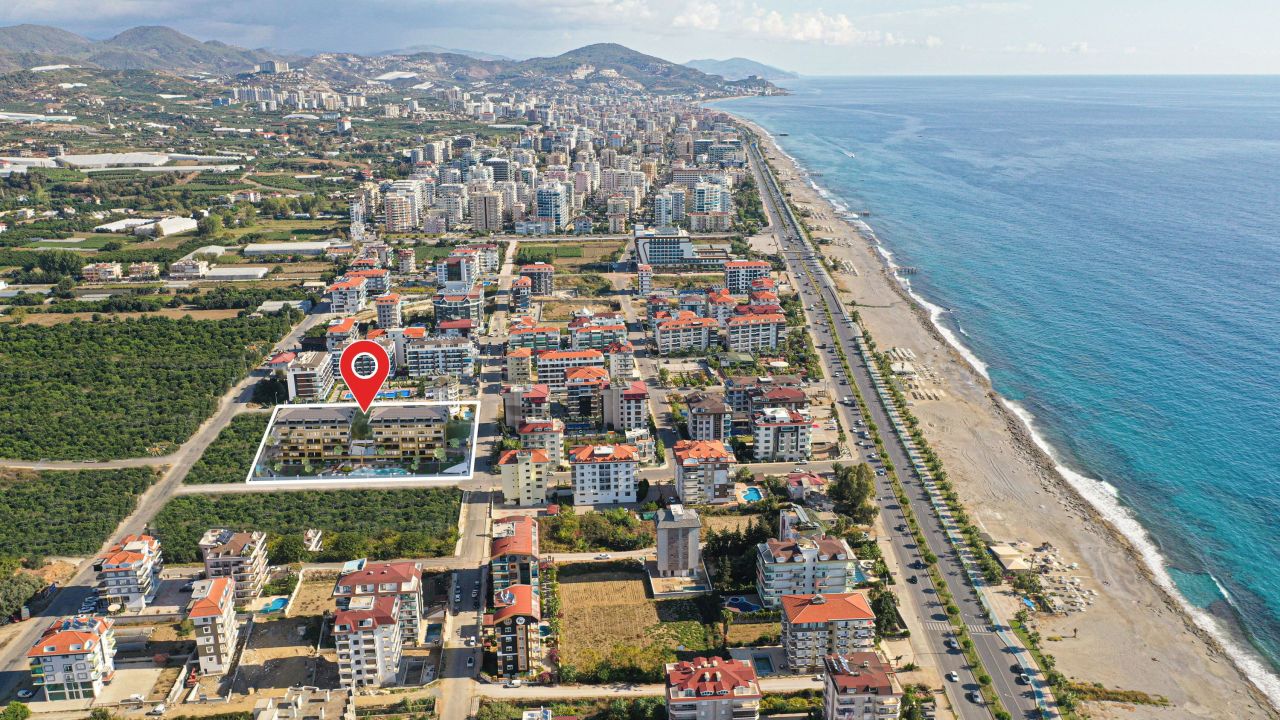 Апартаменты в Алании, Турция, 55 м² - фото 13