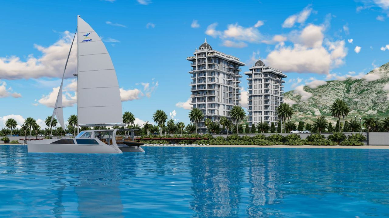 Апартаменты в Алании, Турция, 48 м² - фото 14