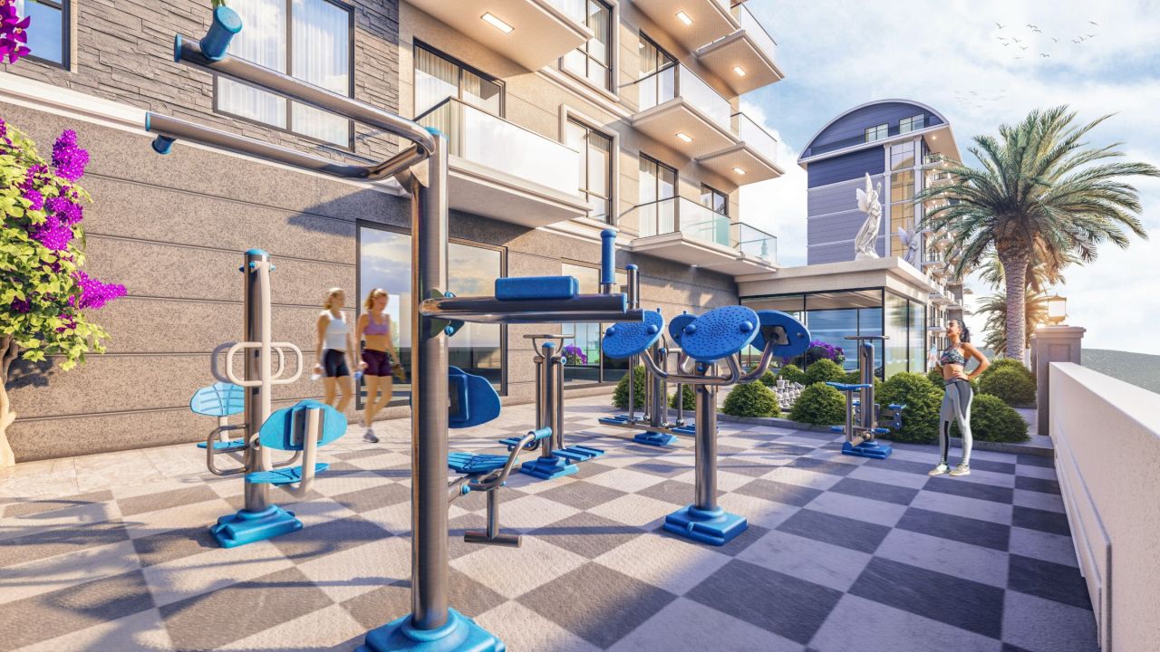 Апартаменты в Алании, Турция, 54 м² - фото 17