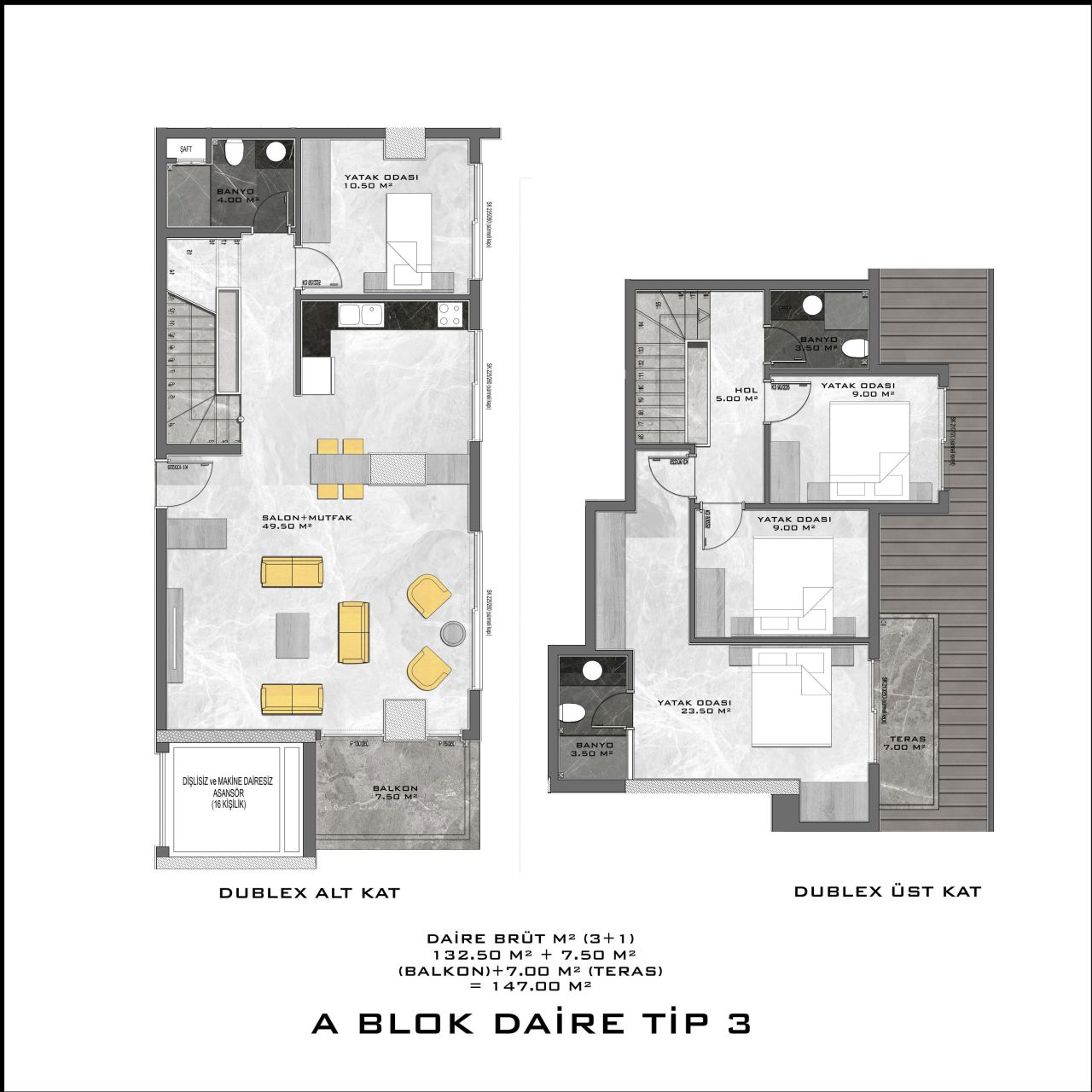 Апартаменты в Алании, Турция, 58 м² - фото 18
