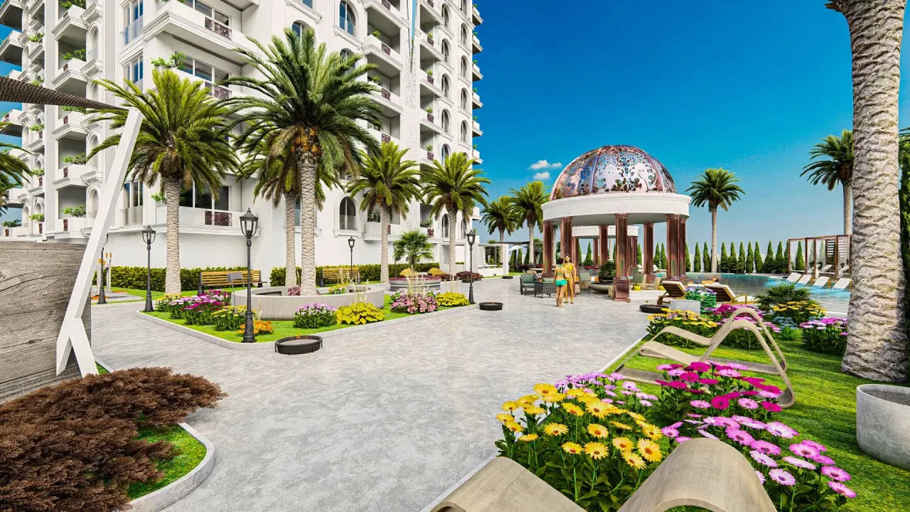 Апартаменты в Алании, Турция, 62 м² - фото 19