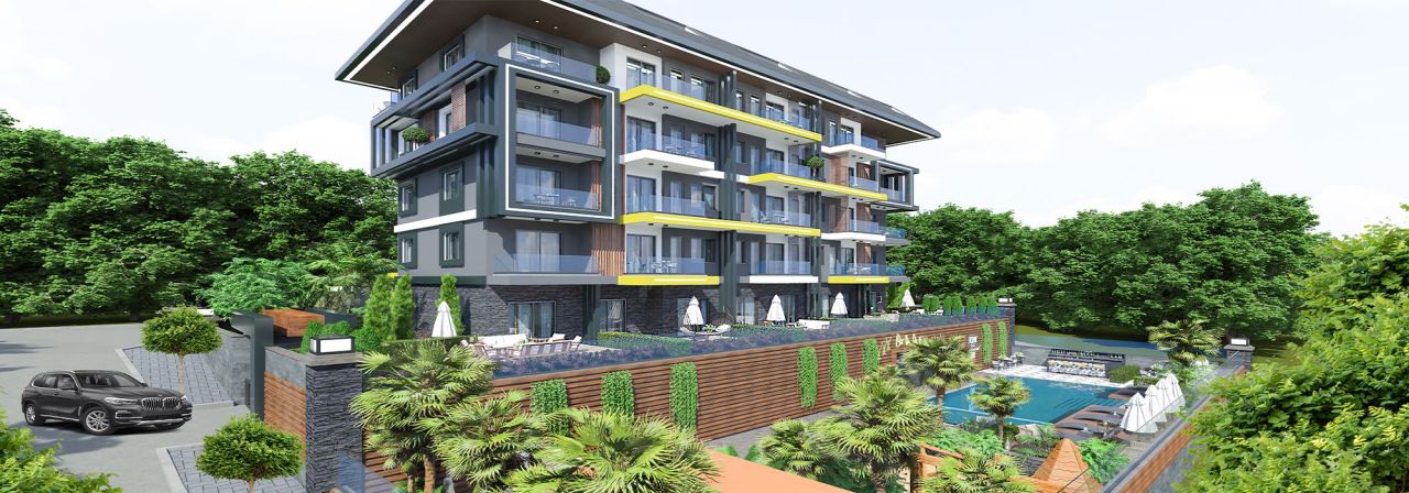 Апартаменты в Алании, Турция, 42 м² - фото 11