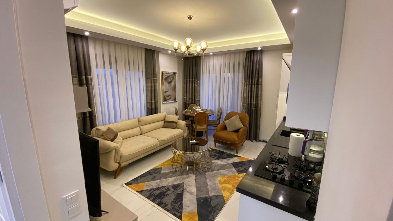 Апартаменты в Алании, Турция, 45 м² - фото 12