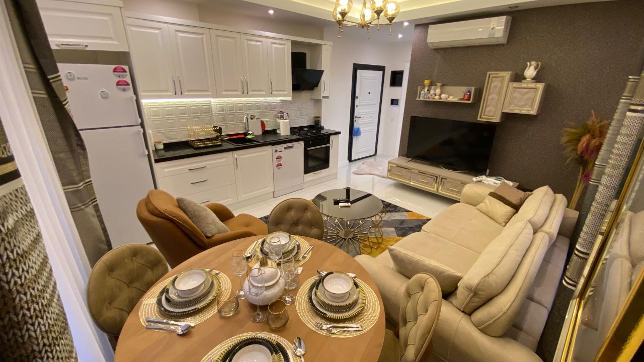 Апартаменты в Алании, Турция, 45 м² - фото 13