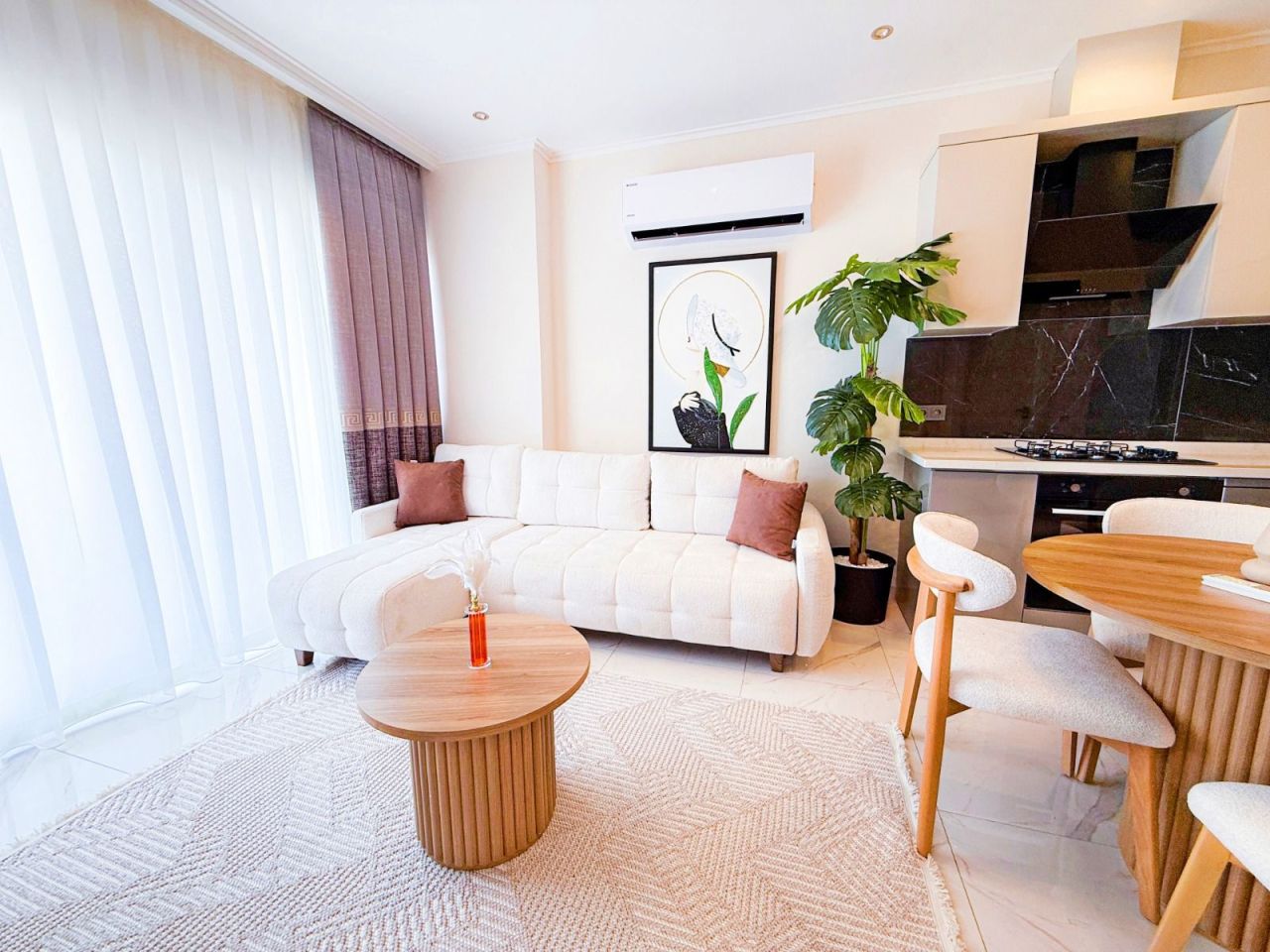 Апартаменты в Алании, Турция, 55 м² - фото 19