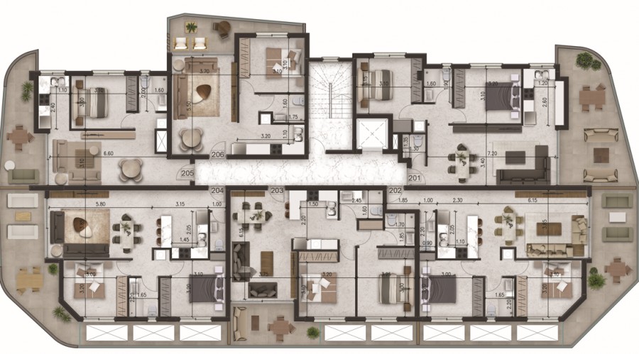 Апартаменты в Лимасоле, Кипр, 96 м² - фото 7