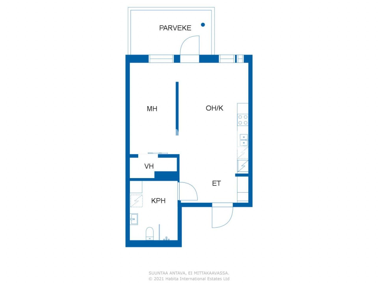 Апартаменты в Сипоо, Финляндия, 40 м² - фото 2