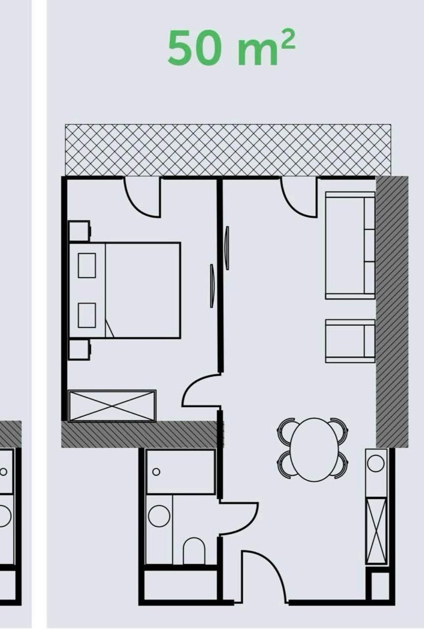 Квартира в Батуми, Грузия, 50 м² - фото 3