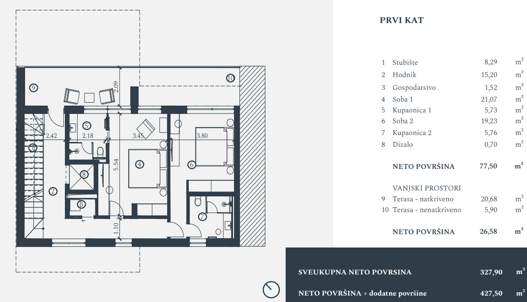 Вилла в Савудрии, Хорватия, 327 м² - фото 12