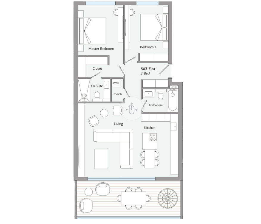 Апартаменты в Ермасойе, Кипр, 118 м² - фото 8