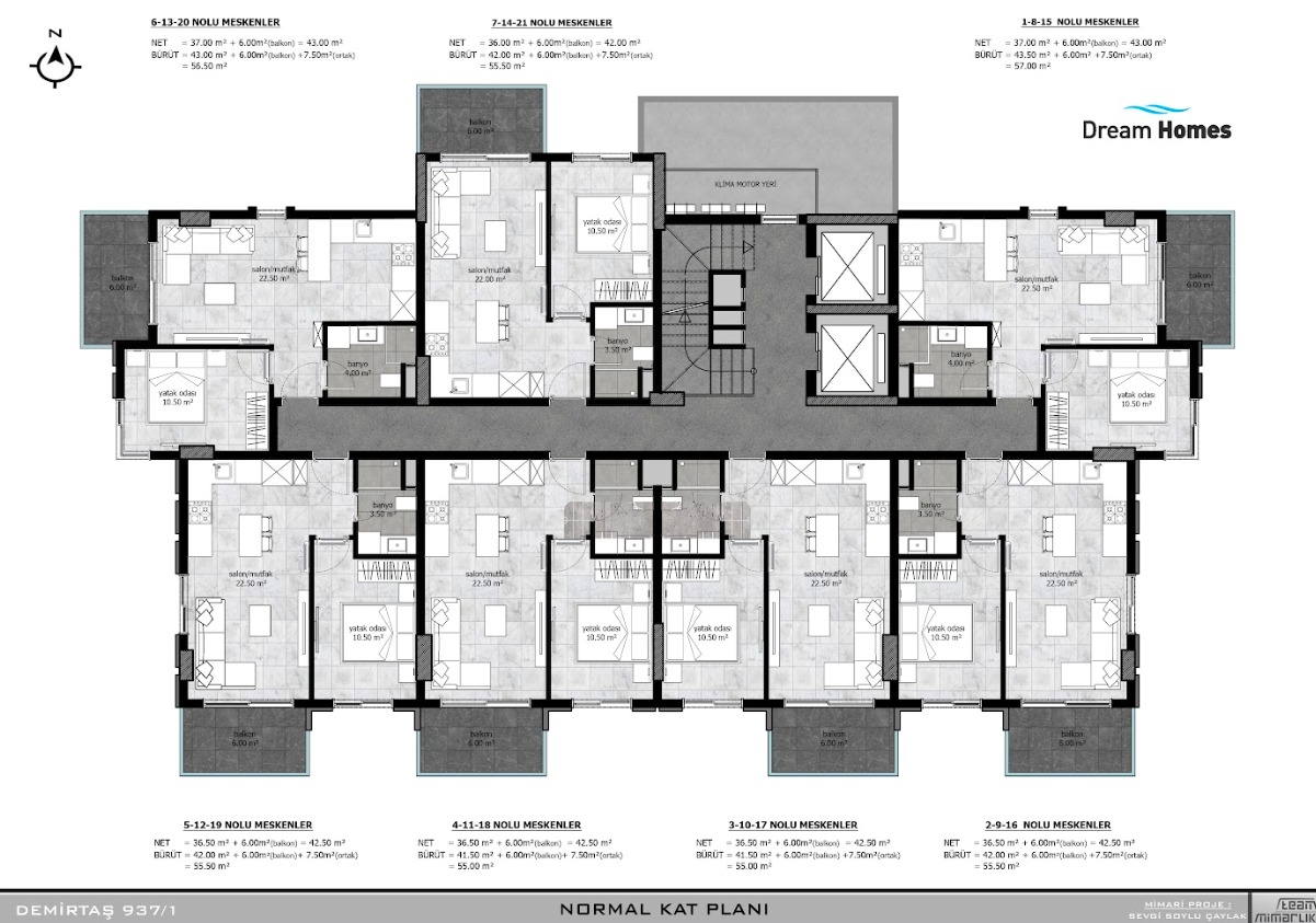 Квартира в Алании, Турция, 110 м² - фото 4