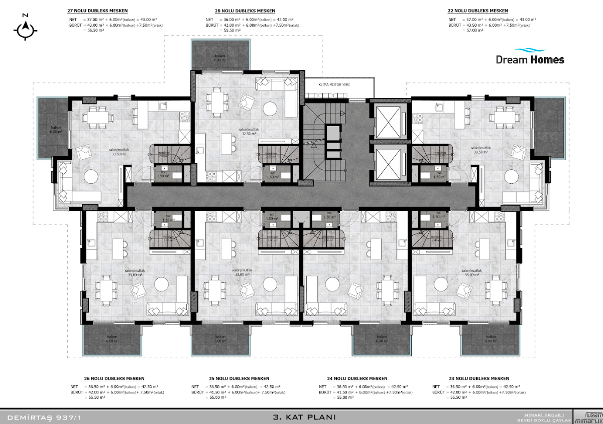 Квартира в Алании, Турция, 110 м² - фото 3