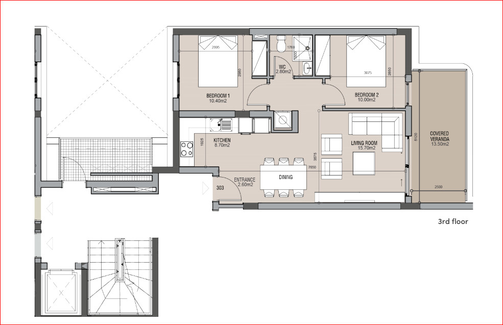 Квартира в Афинах, Греция, 67 м² - фото 2