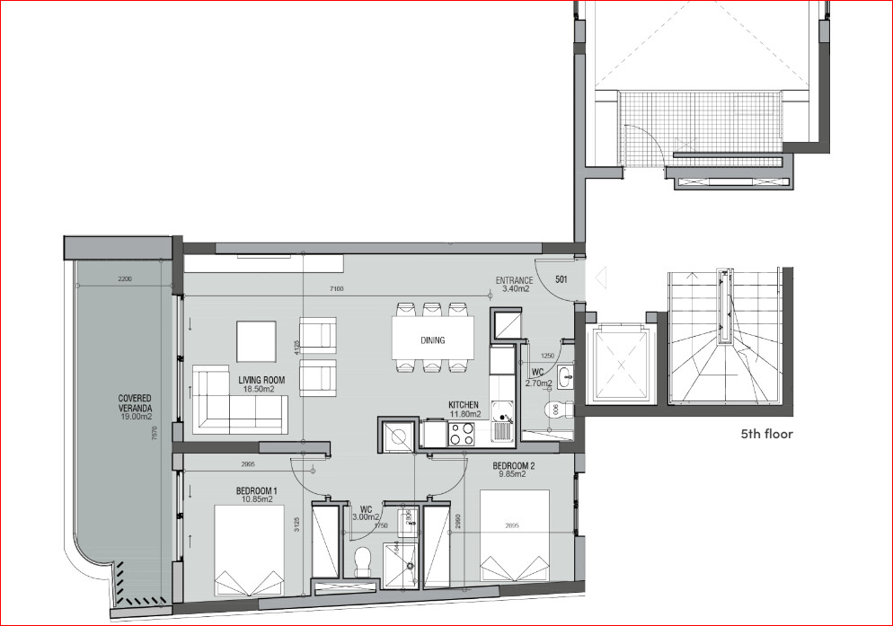 Квартира в Афинах, Греция, 76 м² - фото 2
