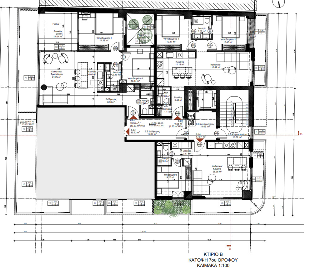 Квартира в Салониках, Греция, 84 м² - фото 4