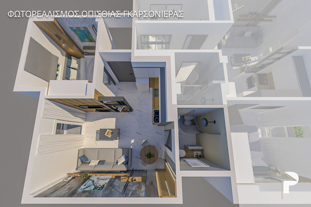 Квартира в Салониках, Греция, 30 м² - фото 5