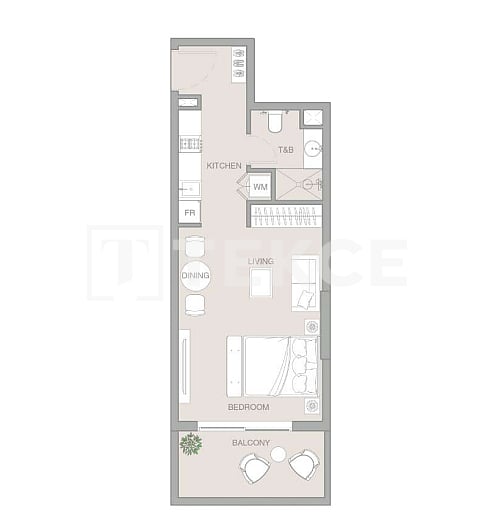 Апартаменты в Дубае, ОАЭ, 114 м² - фото 18
