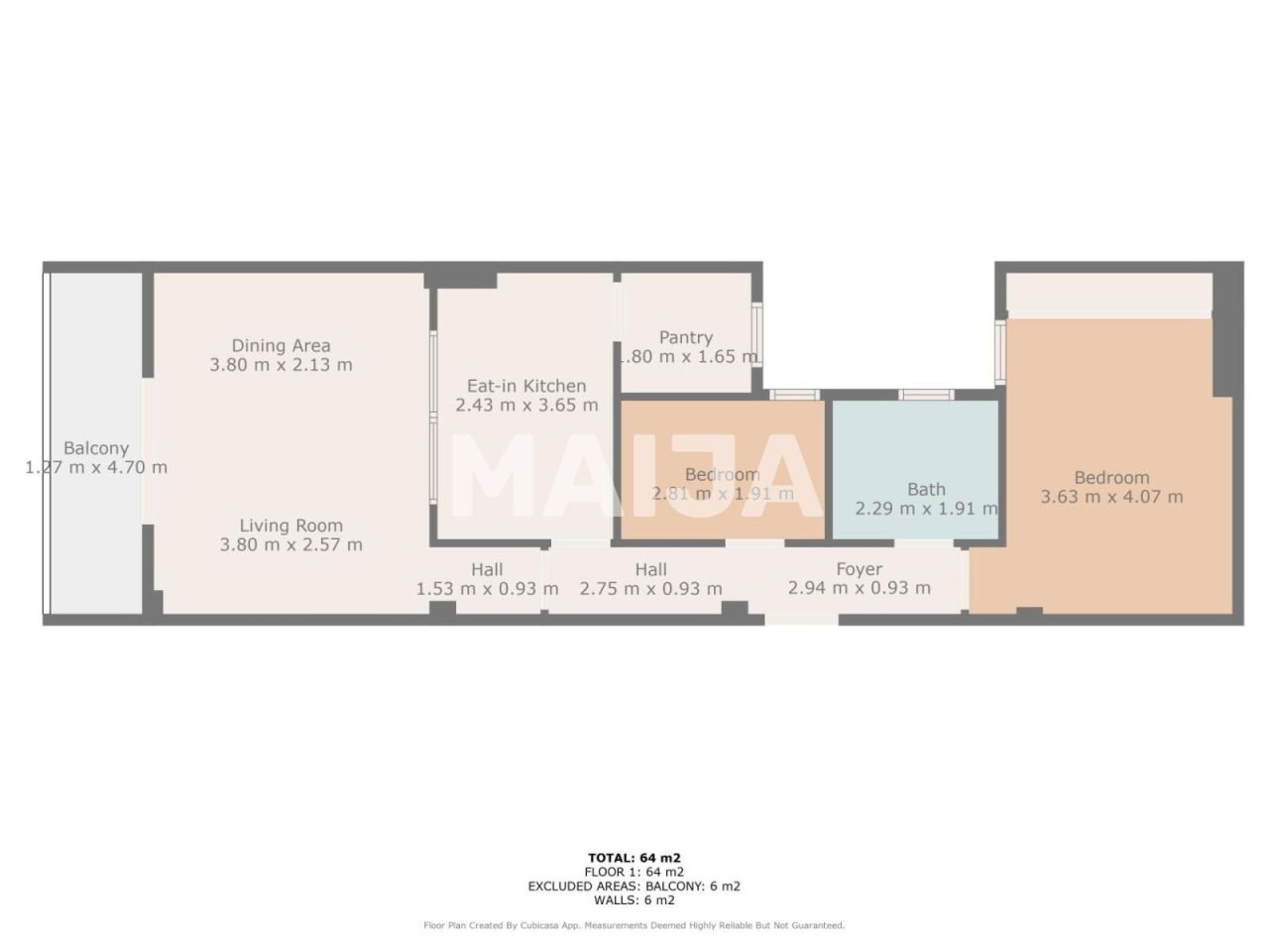 Апартаменты в Торревьехе, Испания, 64 м² - фото 2