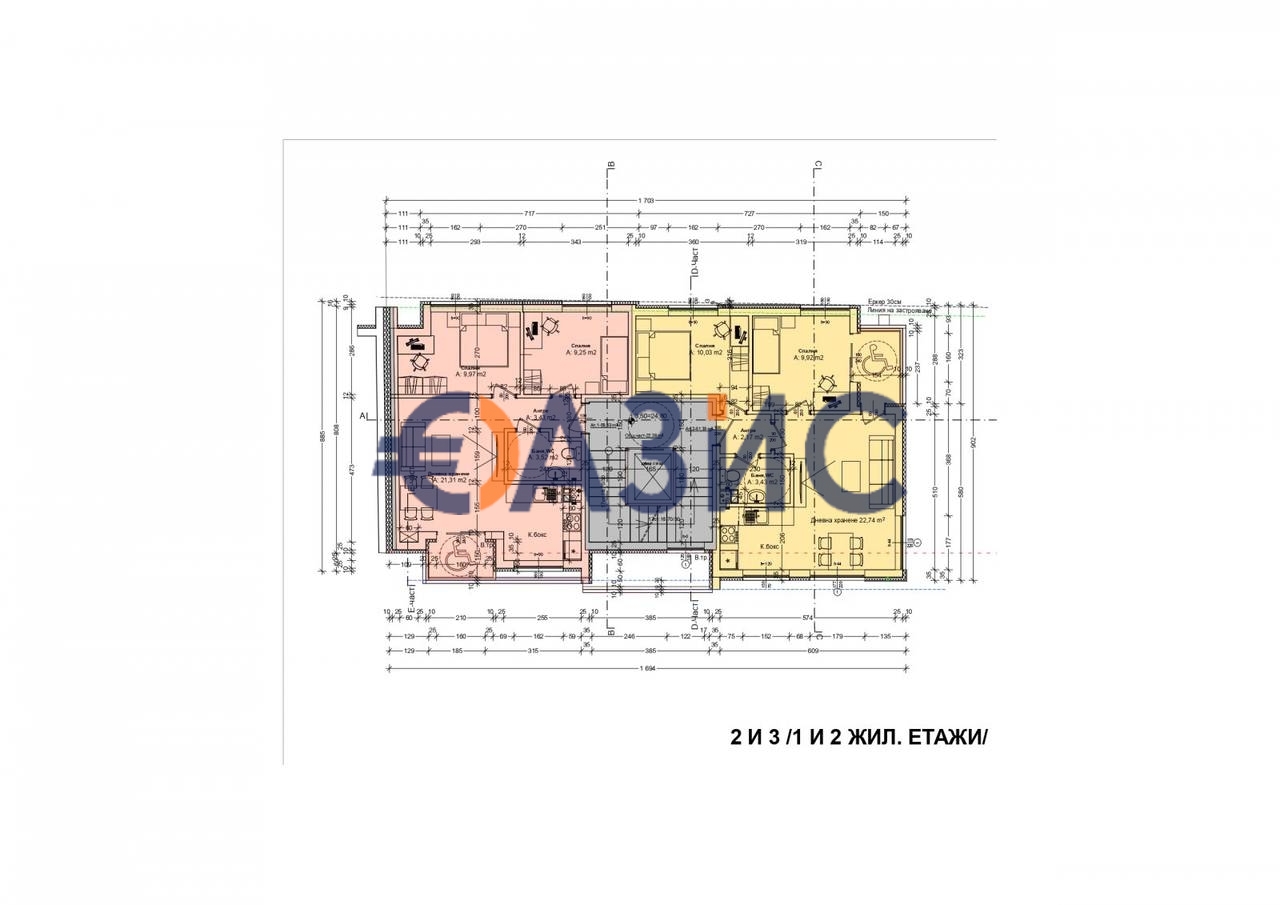 Апартаменты в Бургасе, Болгария, 82.3 м² - фото 9