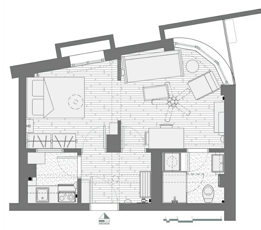 Квартира в Афинах, Греция, 40 м² - фото 3