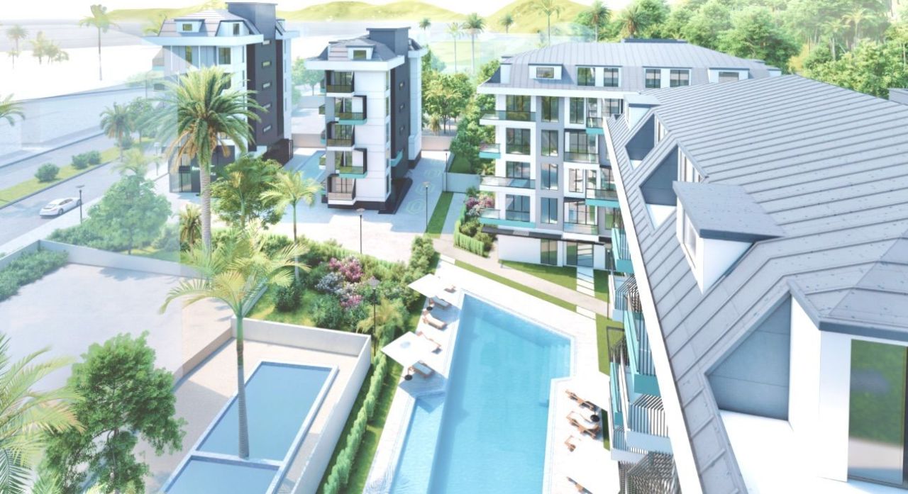 Квартира в Алании, Турция, 50 м² - фото 14