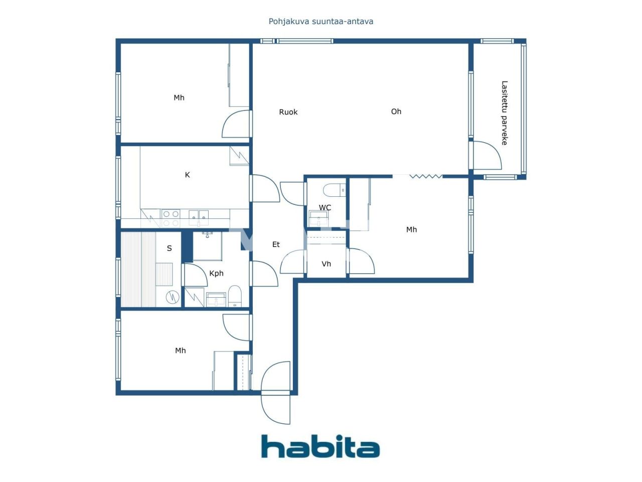 Апартаменты в Хельсинки, Финляндия, 93 м² - фото 2
