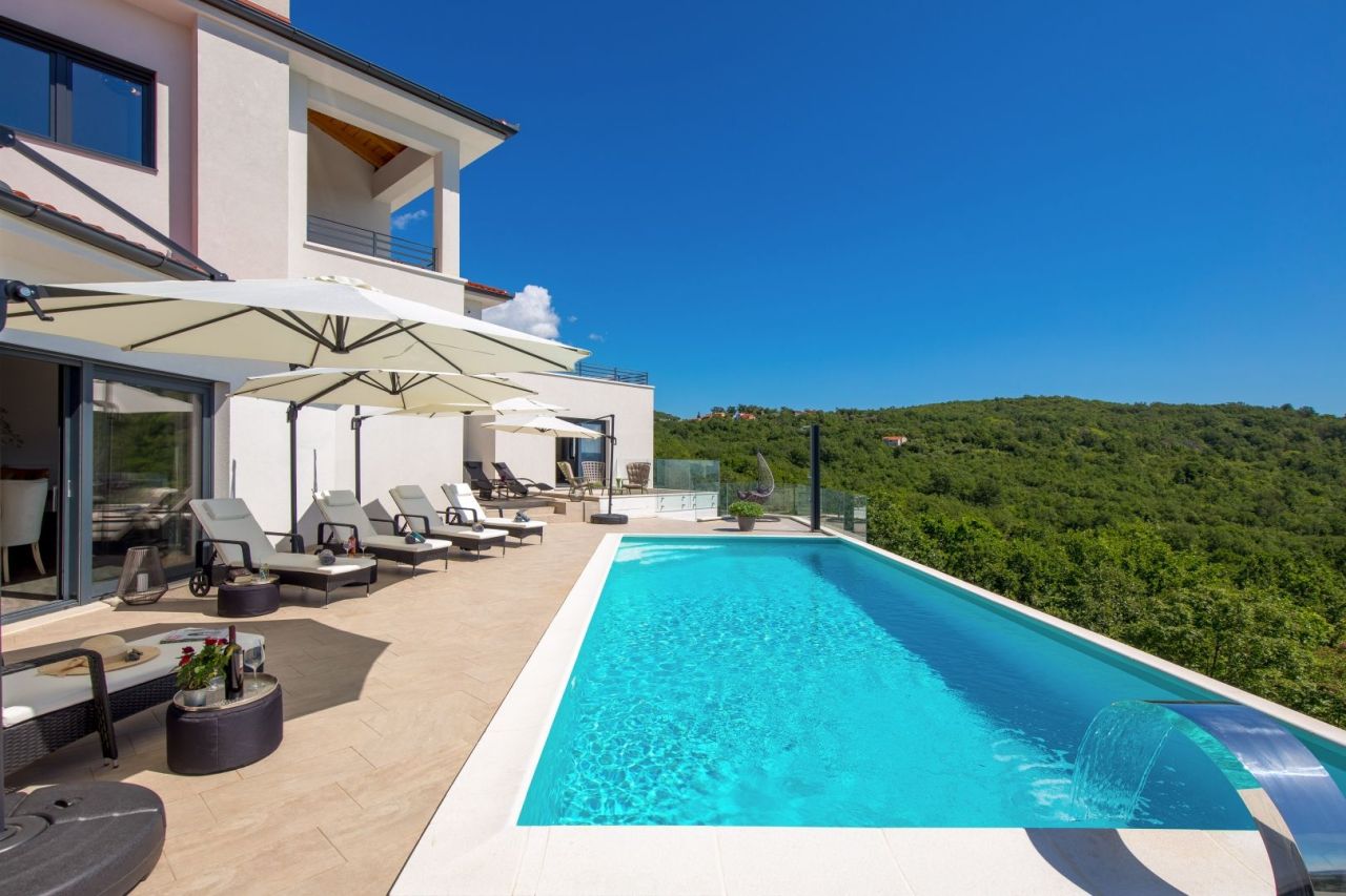 Вилла Mošćenička Draga, Хорватия, 480 м² - фото 4