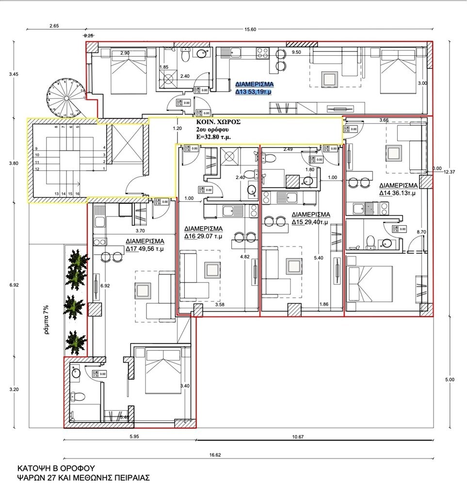 Квартира в Афинах, Греция, 53 м² - фото 2
