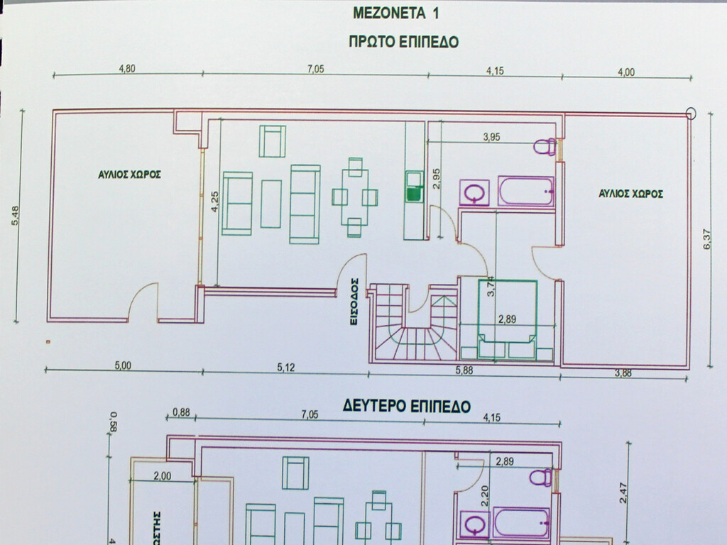Мезонет в Олимпиаки-Акти, Греция, 113 м² - фото 3