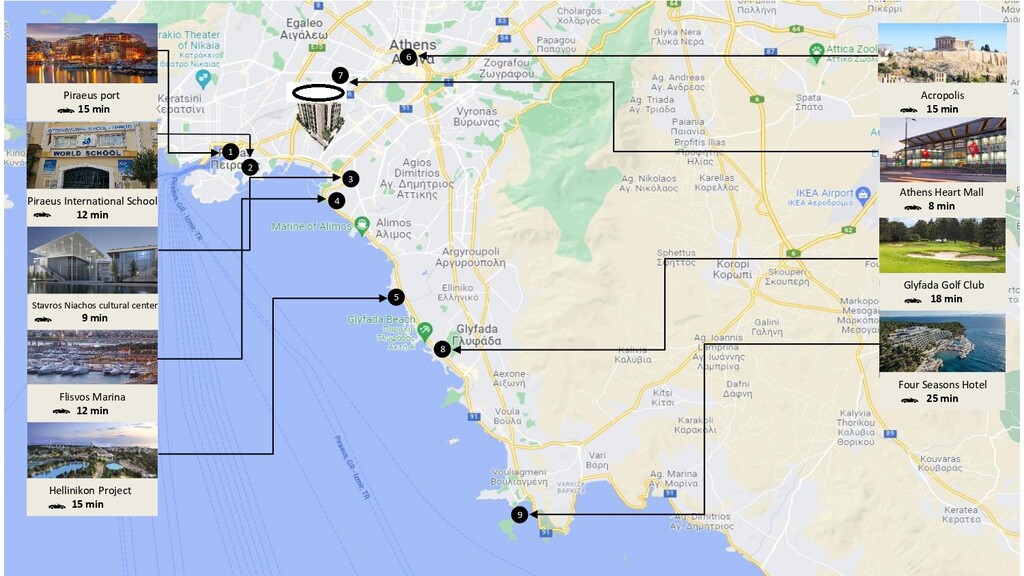 Квартира в Афинах, Греция, 88 м² - фото 4