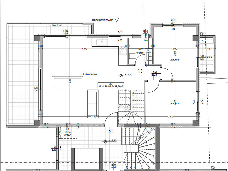 Мезонет в Салониках, Греция, 155 м² - фото 5