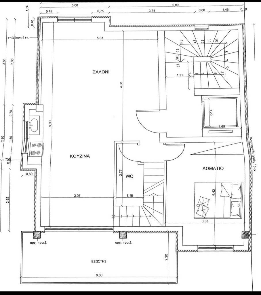 Мезонет в Салониках, Греция, 180 м² - фото 6