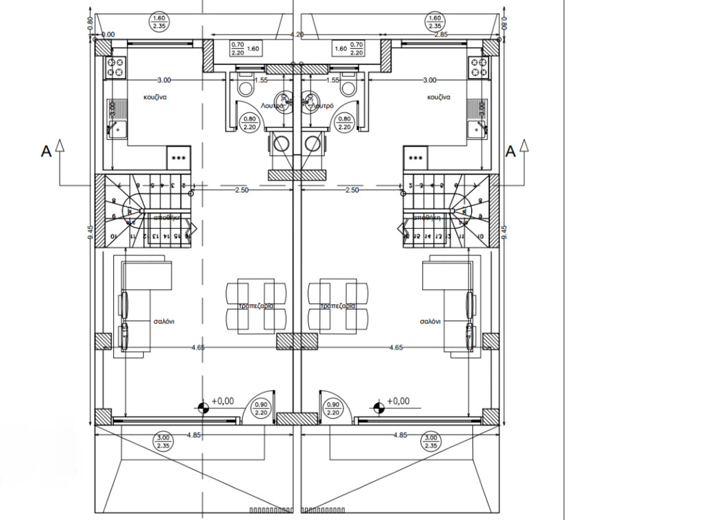 Мезонет на Халкидиках, Греция, 100 м² - фото 7