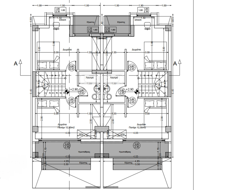 Мезонет на Халкидиках, Греция, 100 м² - фото 8