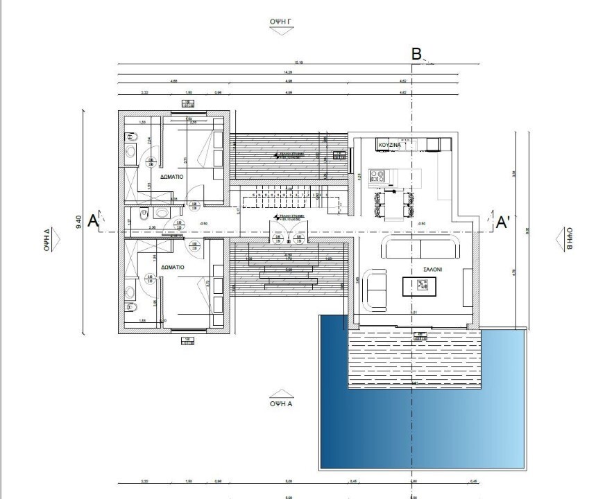 Вилла в Салониках, Греция, 250 м² - фото 9