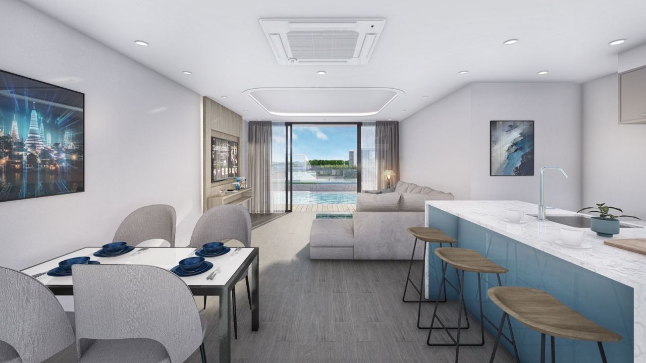 Апартаменты на пляже Три Транг, Таиланд, 55 м² - фото 14