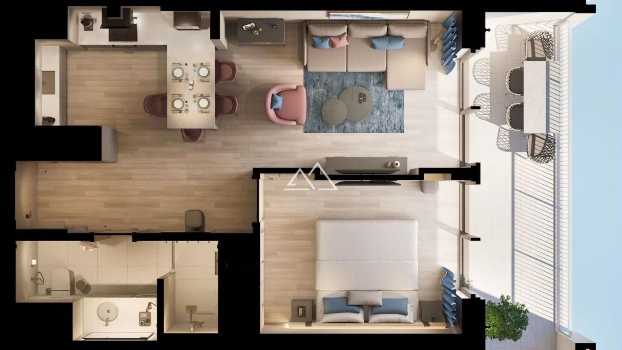 Апартаменты в Бечичи, Черногория, 113 м² - фото 11