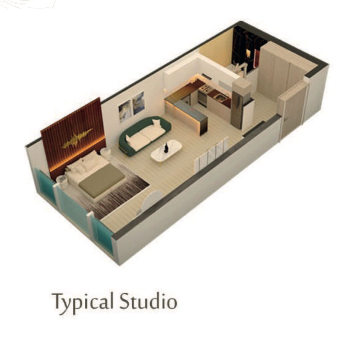 Студия в Дубае, ОАЭ, 39.93 м² - фото 6