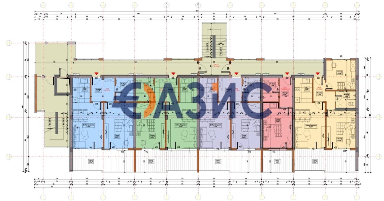 Апартаменты в Кошарице, Болгария, 117.3 м² - фото 13