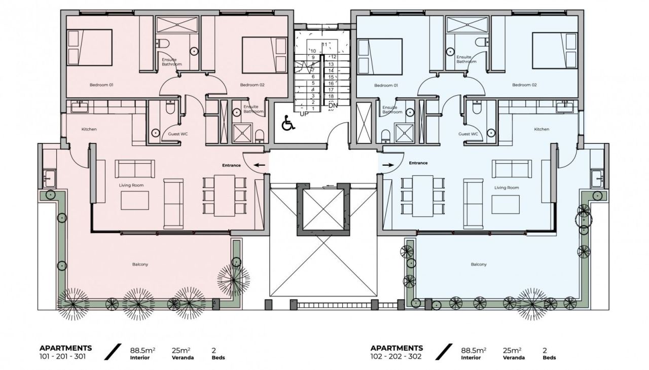 Апартаменты в Лимасоле, Кипр, 114 м² - фото 17